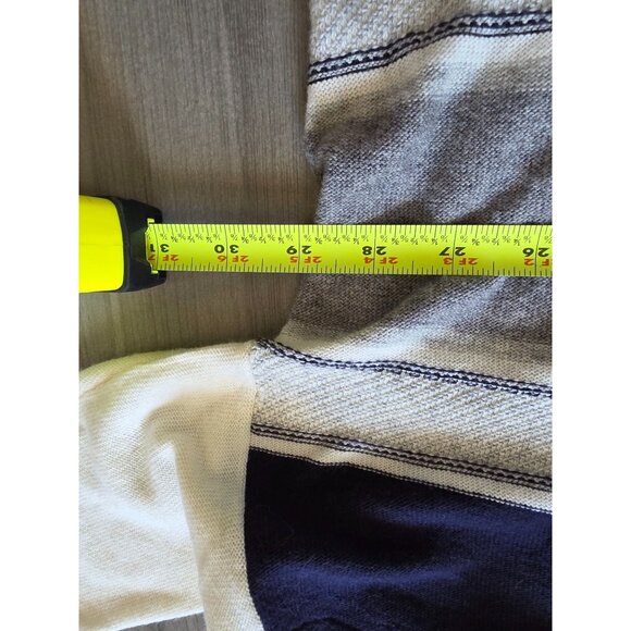 Loft Striped Color Block Soft Knit Dolman Sleeve Sweater Top - Picture 9 of 9